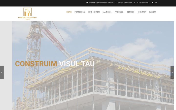 Screenshot of europeanbuildingtrade.com