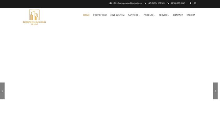 Screenshot of europeanbuildingtrade.eu