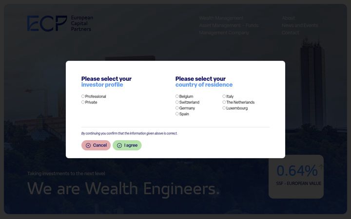 Screenshot of europeancapitalpartners.lu