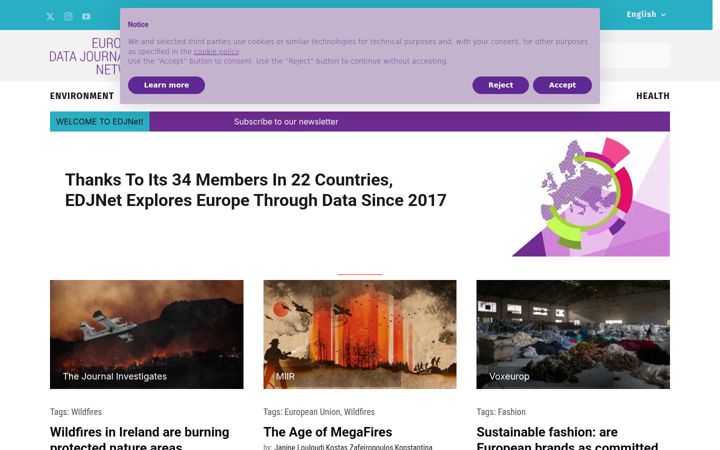 Screenshot of europeandatajournalism.eu