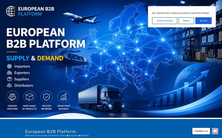 Screenshot of europeandistributioncenter.com