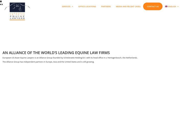 Screenshot of europeanequinelawyers.com