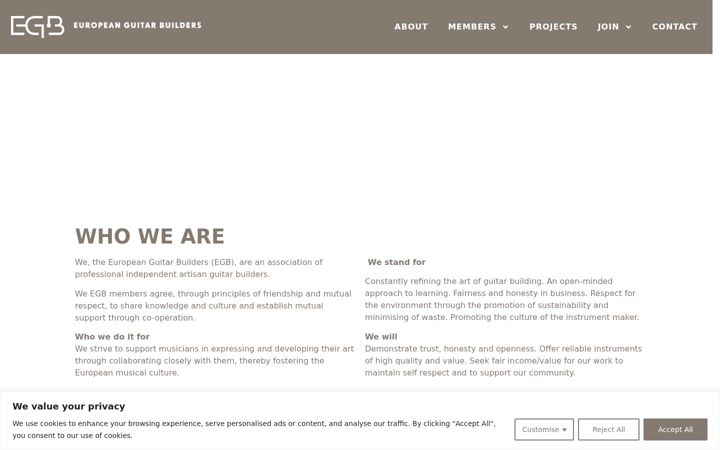 Screenshot of europeanguitarbuilders.com