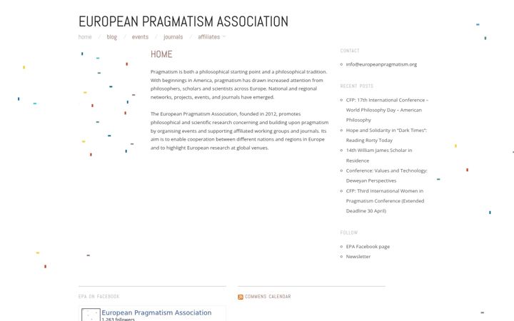 Screenshot of europeanpragmatism.org