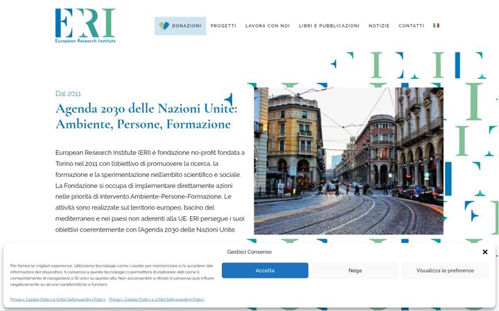 Captură de ecran a europeanresearchinstitute.eu