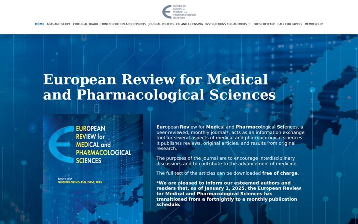 Screenshot of europeanreview.org