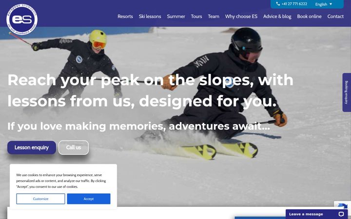 Screenshot of europeansnowsport.com