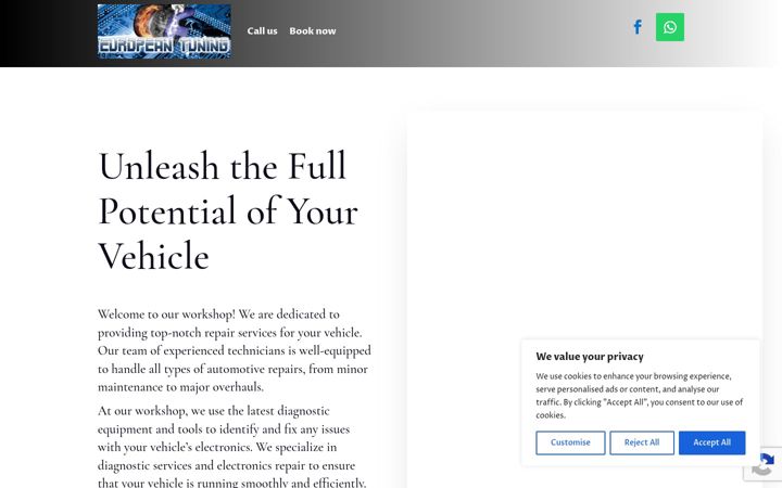Screenshot of europeantuning.com.au