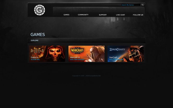Skjámynd af europebattle.net
