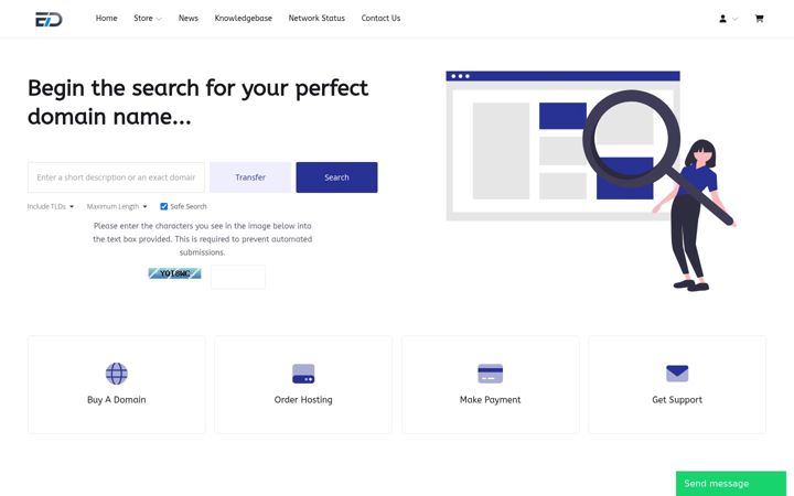 Screenshot of europededicated.com