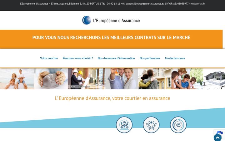 Екранна снимка на europeenne-assurance.eu