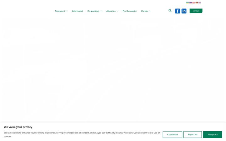 Screenshot stránky europegaz.com.pl