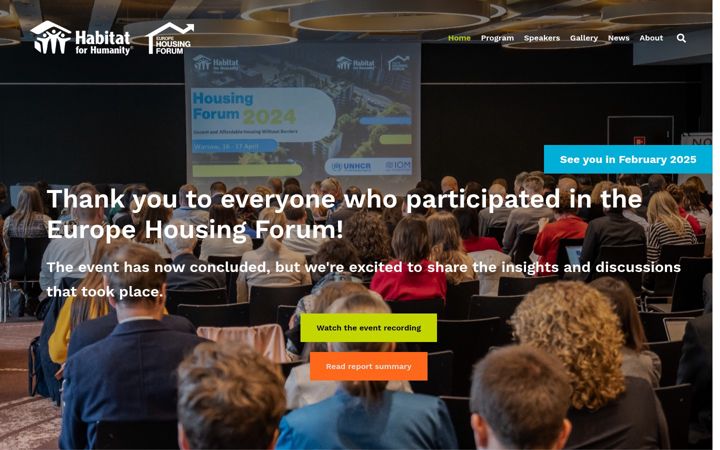 Екранна снимка на europehousingforum.eu