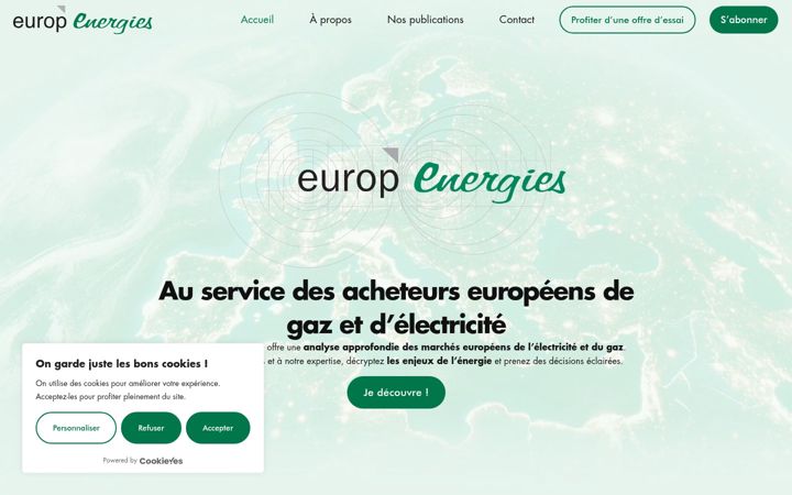 Ekrānuzņēmums no europenergies.eu