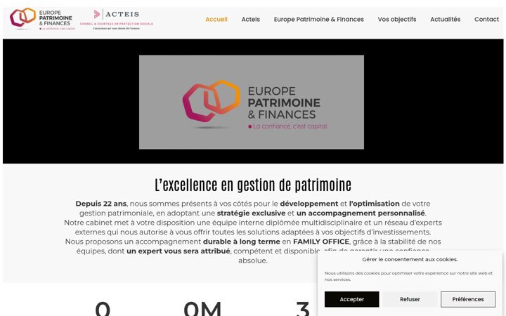 Screenshot of europepatrimoine.fr