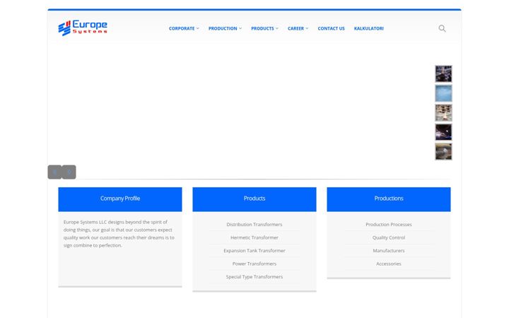 Screenshot of europesys.com