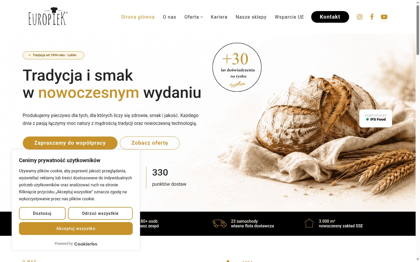 Snímka obrazovky banera súhlasu zobrazeného pred akoukoľvek interakciou
