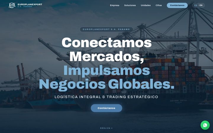 Screenshot of europlanexport.com