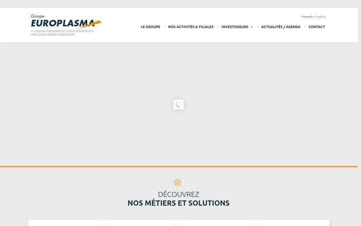 Screenshot of europlasma.com