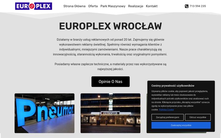 Screenshot of europlex.wroclaw.pl