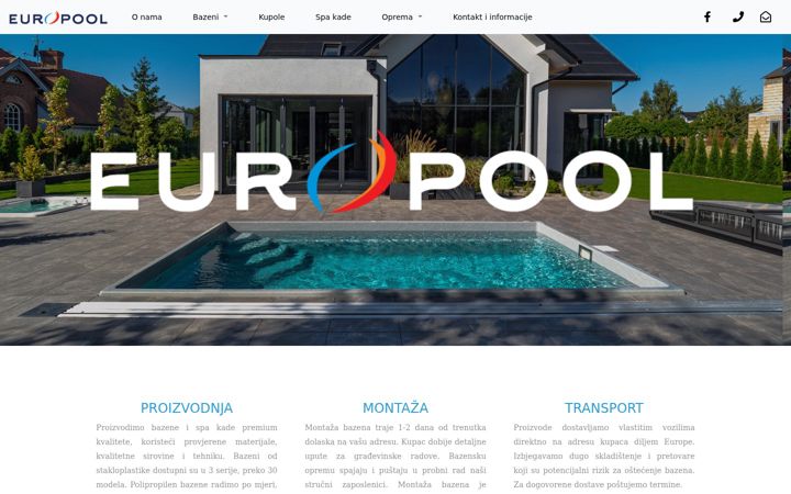 Snímek obrazovky europool.hr