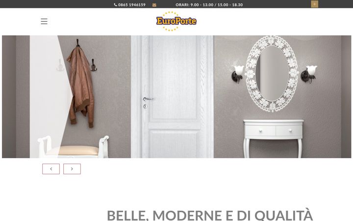 Capture d'écran de europorteitalia.com