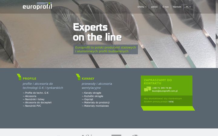 Screenshot of europrofil.com.pl