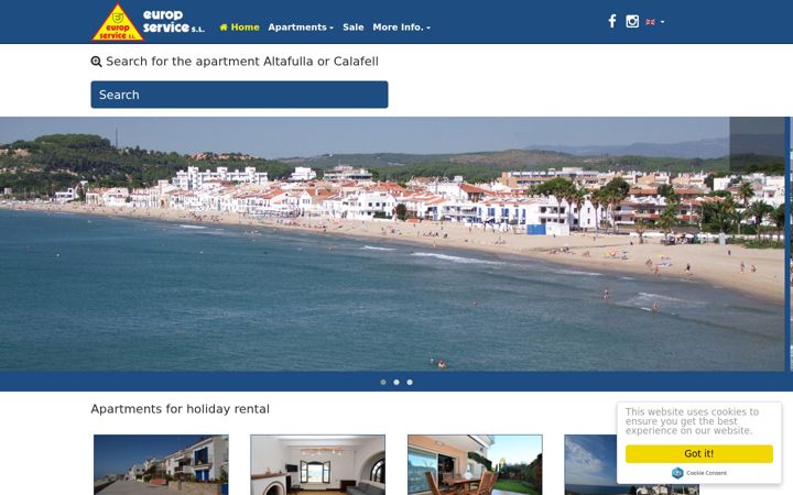 Screenshot of europservice.com