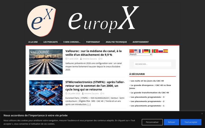 Screenshot von europx.fr