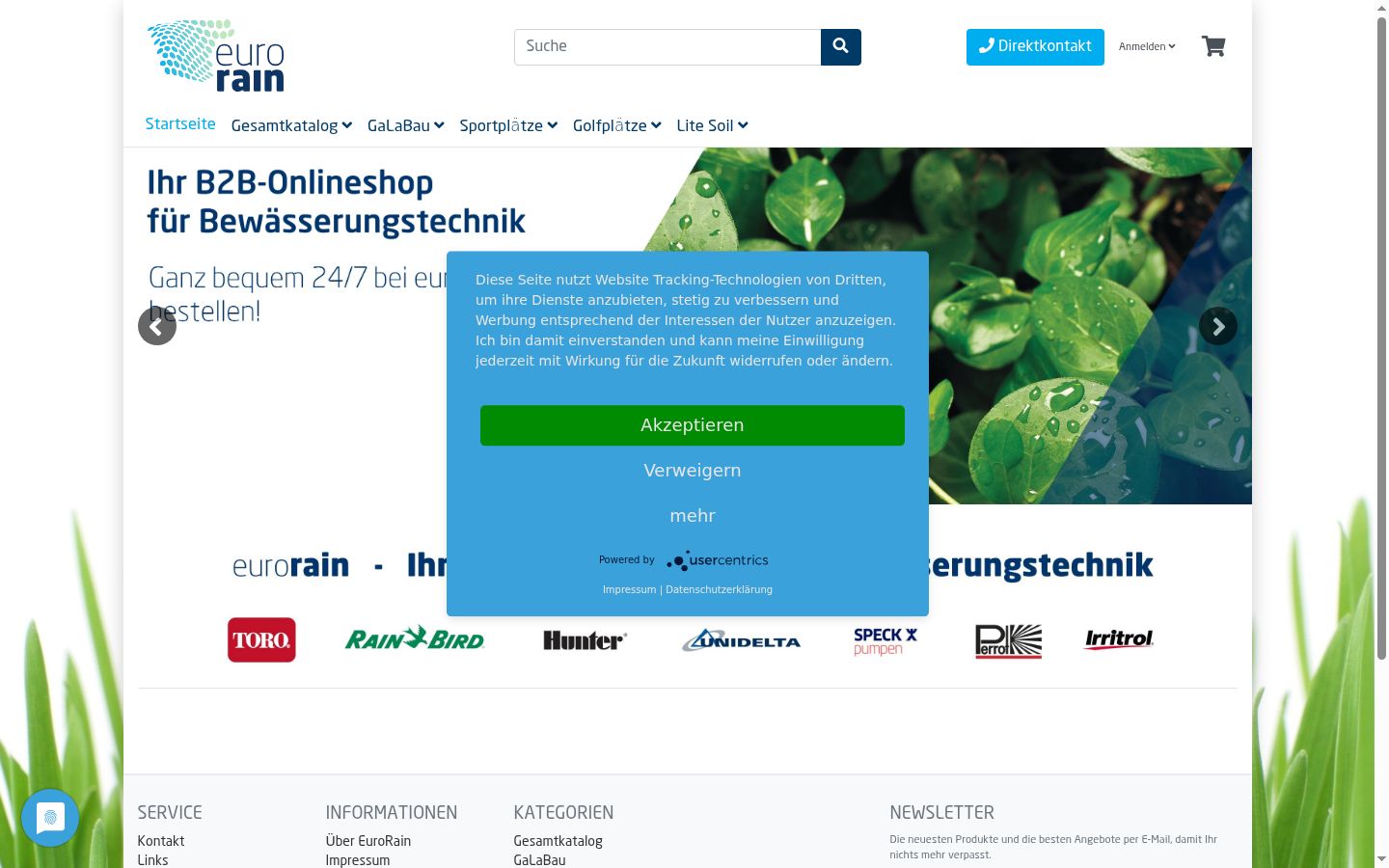 Sutikimo reklamjuostės, rodytos prieš bet kokią sąveiką, ekrano kopija