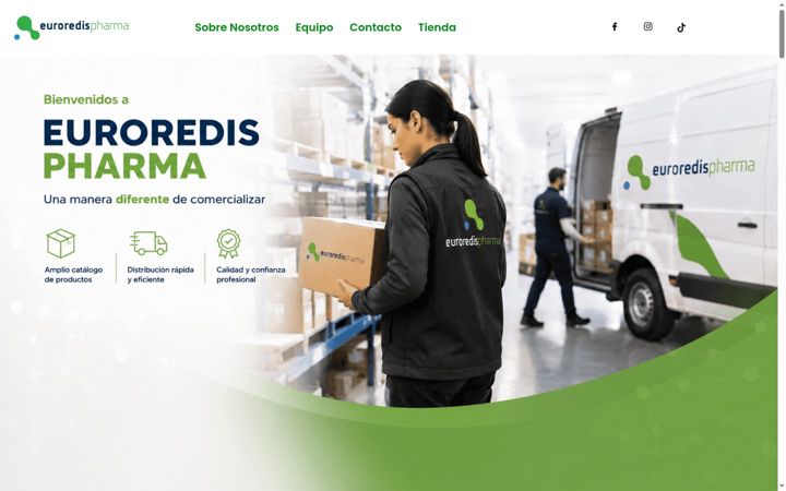Screenshot of euroredispharma.es
