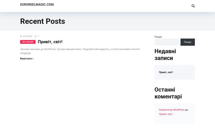 Screenshot of euroreelmagic.com