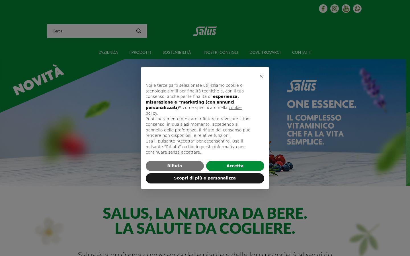 Kuvakaappaus suostumusbannerista, joka näytettiin ennen mitään vuorovaikutusta