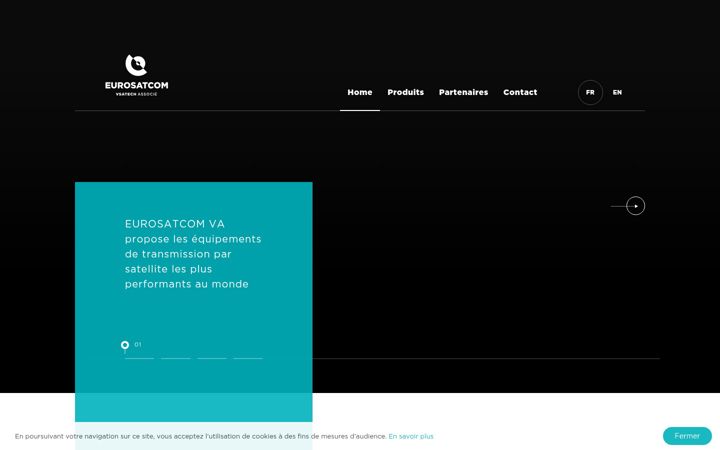 Screenshot of eurosatcom.eu