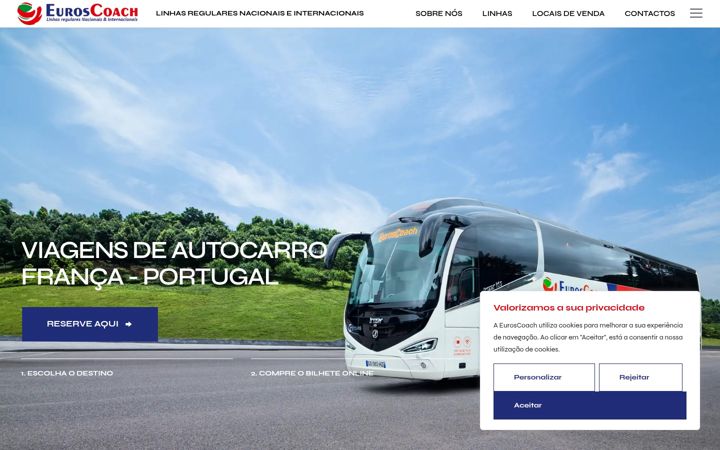 Screenshot of euroscoach.com