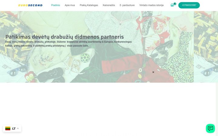 Screenshot of eurosecond.eu