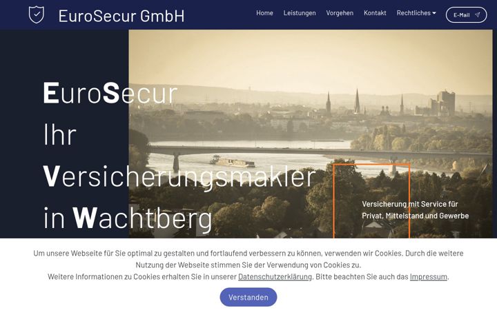Screenshot of eurosecur.com