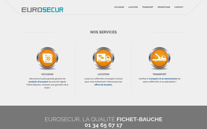 Screenshot of eurosecur.fr