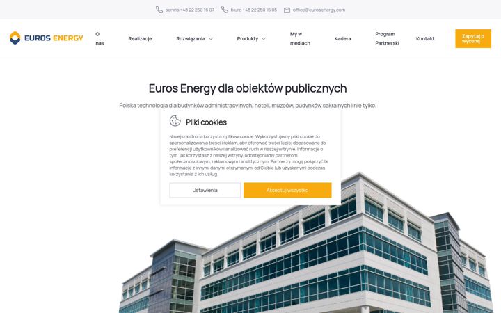 Screenshot of eurosenergy.com