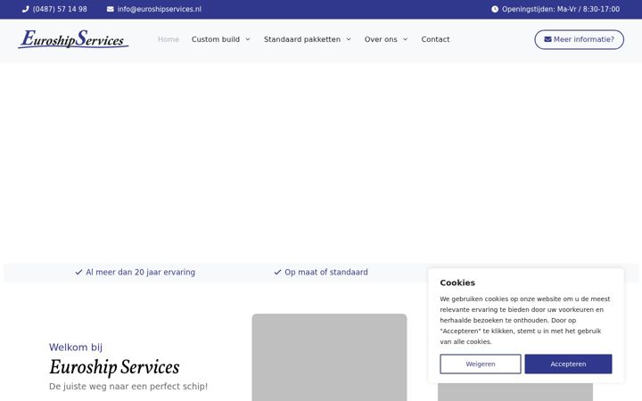 Screenshot di euroshipservices.nl