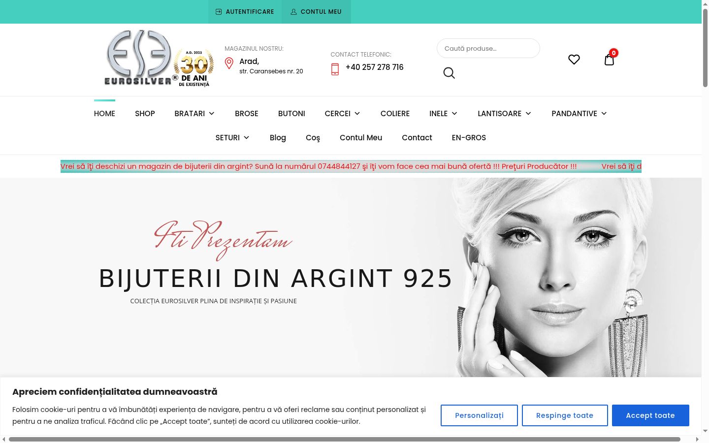 Screenshot tal-banner tal-kunsens muri qabel kwalunkwe interazzjoni