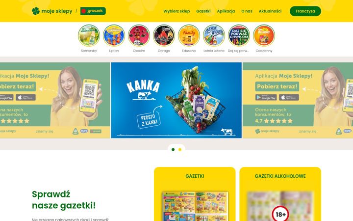 Ekrānuzņēmums no eurosklep.eu