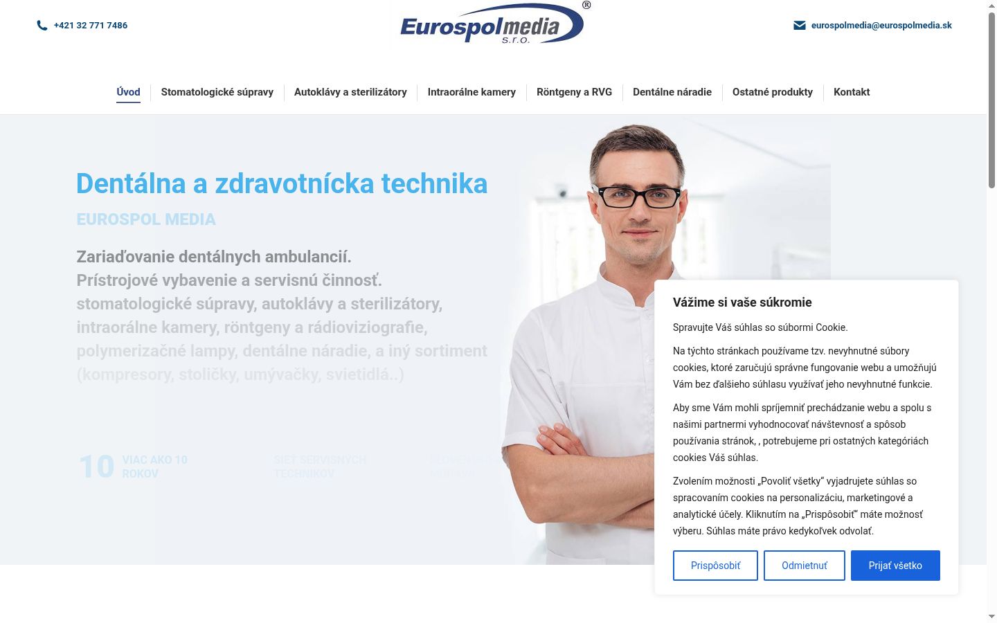 Snimka zaslona bannera za privolu prikazanog prije bilo kakve interakcije