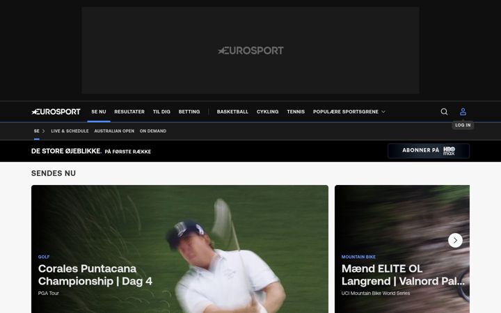 Screenshot di eurosportplayer.com