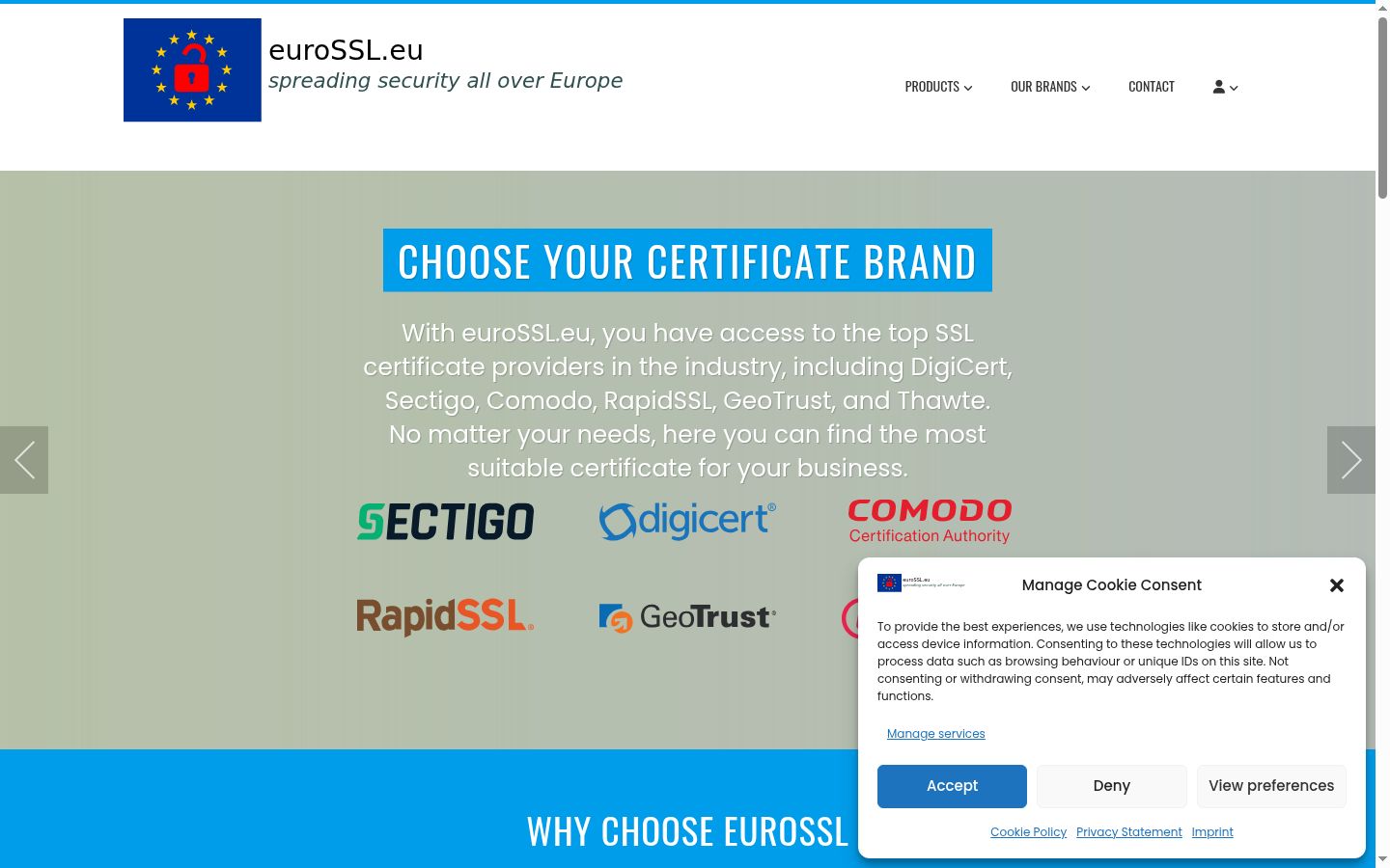 Sutikimo reklamjuostės, rodytos prieš bet kokią sąveiką, ekrano kopija