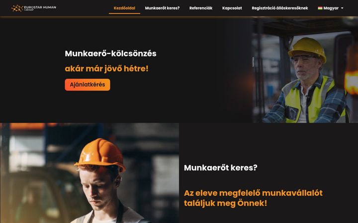 Ekrano kopija eurostarhuman.hu