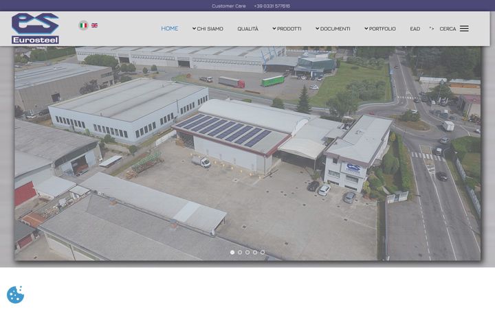 Screenshot of eurosteel-it.com