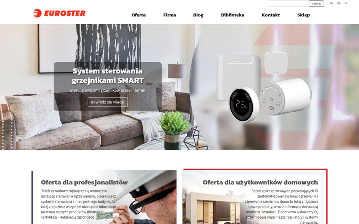 Screenshot of euroster.pl