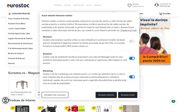 Screenshot of eurostoc.ro