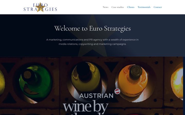 Captura de pantalla de eurostrategies.co.uk
